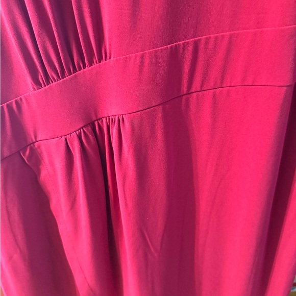 Like NEW: Michael Kors raspberry pink Long-Sleeve Dress 💗 VERY flattering!! - Picture 4 of 5